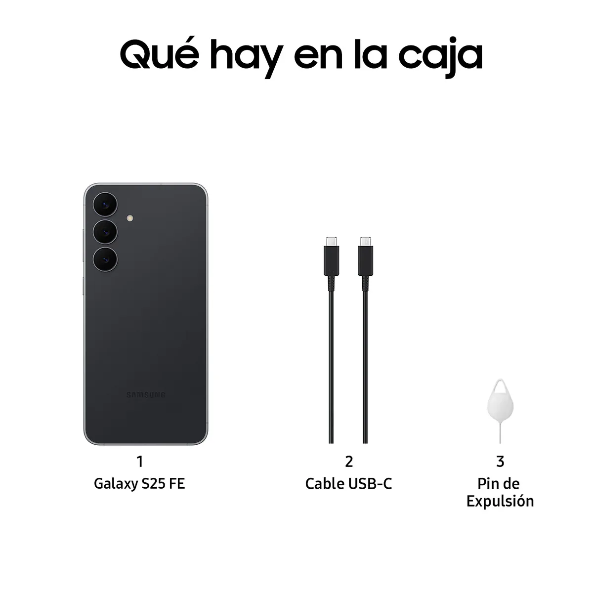 SAMSUNG GALAXY S25 FE 5G — Black